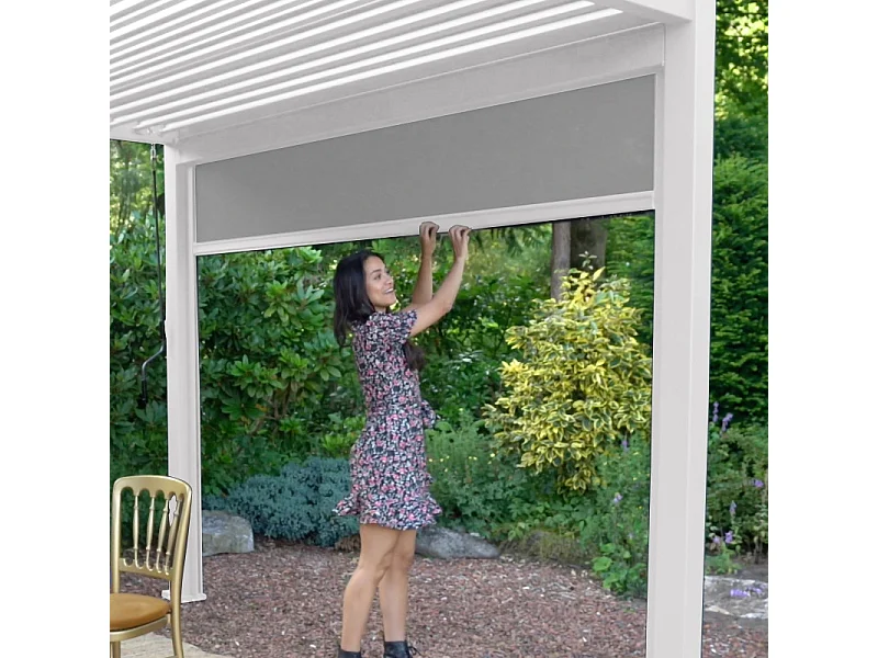 Tenda laterale OMBREA 4M - Bianco