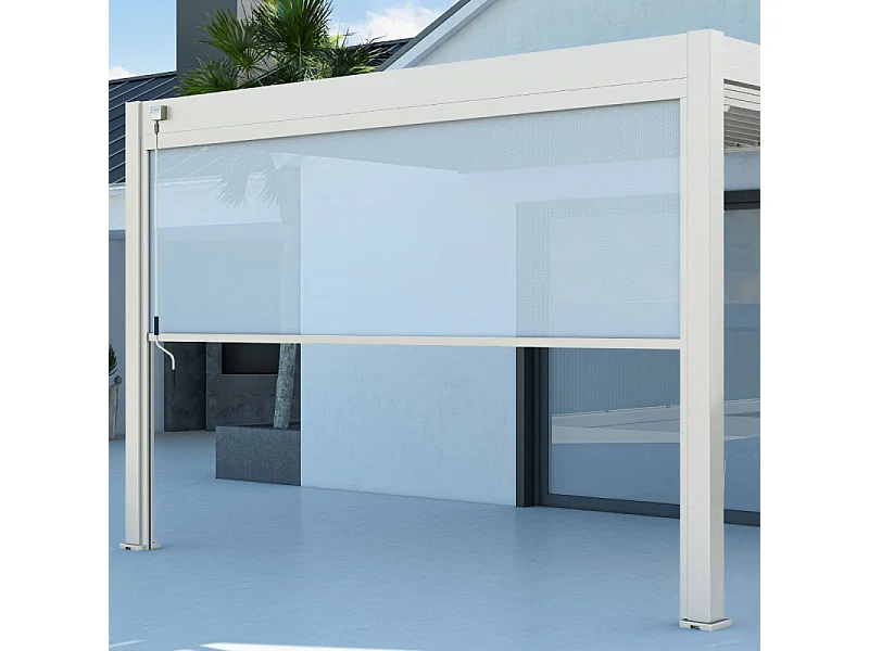 Tenda laterale 4M OMBREA VS - Bianco