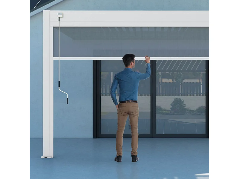 Tenda laterale 4M OMBREA VS - Bianco