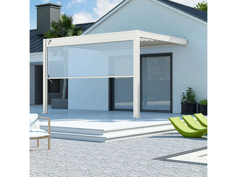 Tenda laterale 4M OMBREA VS - Bianco