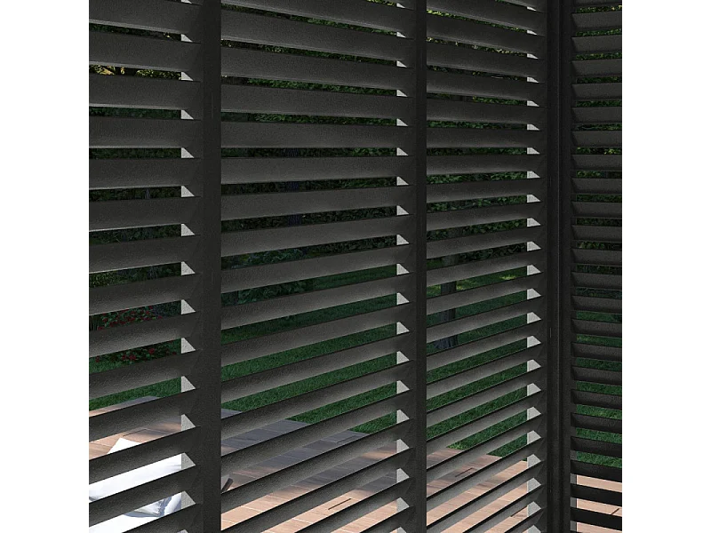 Pannello frangivista orizzontale 1M OMBREA VS - Antracite