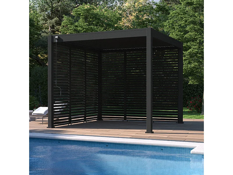 Pannello frangivista orizzontale 1M OMBREA VS - Antracite