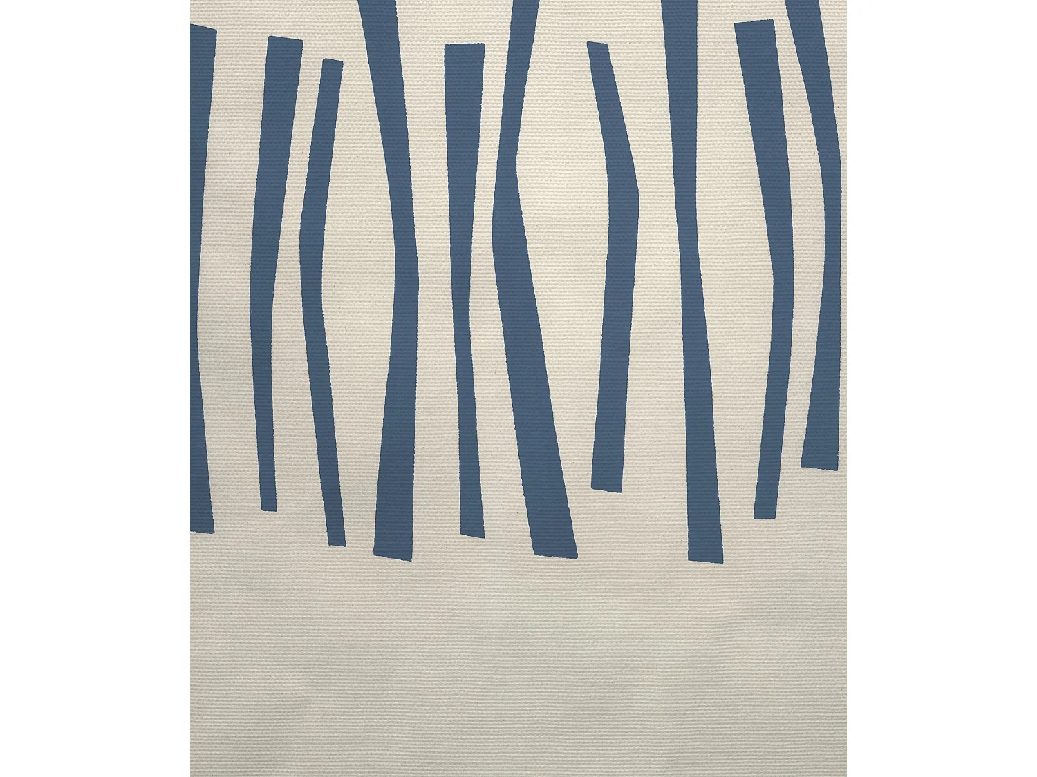 BELLECOUR LITERIE | Tête de lit déhoussable PALISSADE 180x110 cm | Coloris Bleu