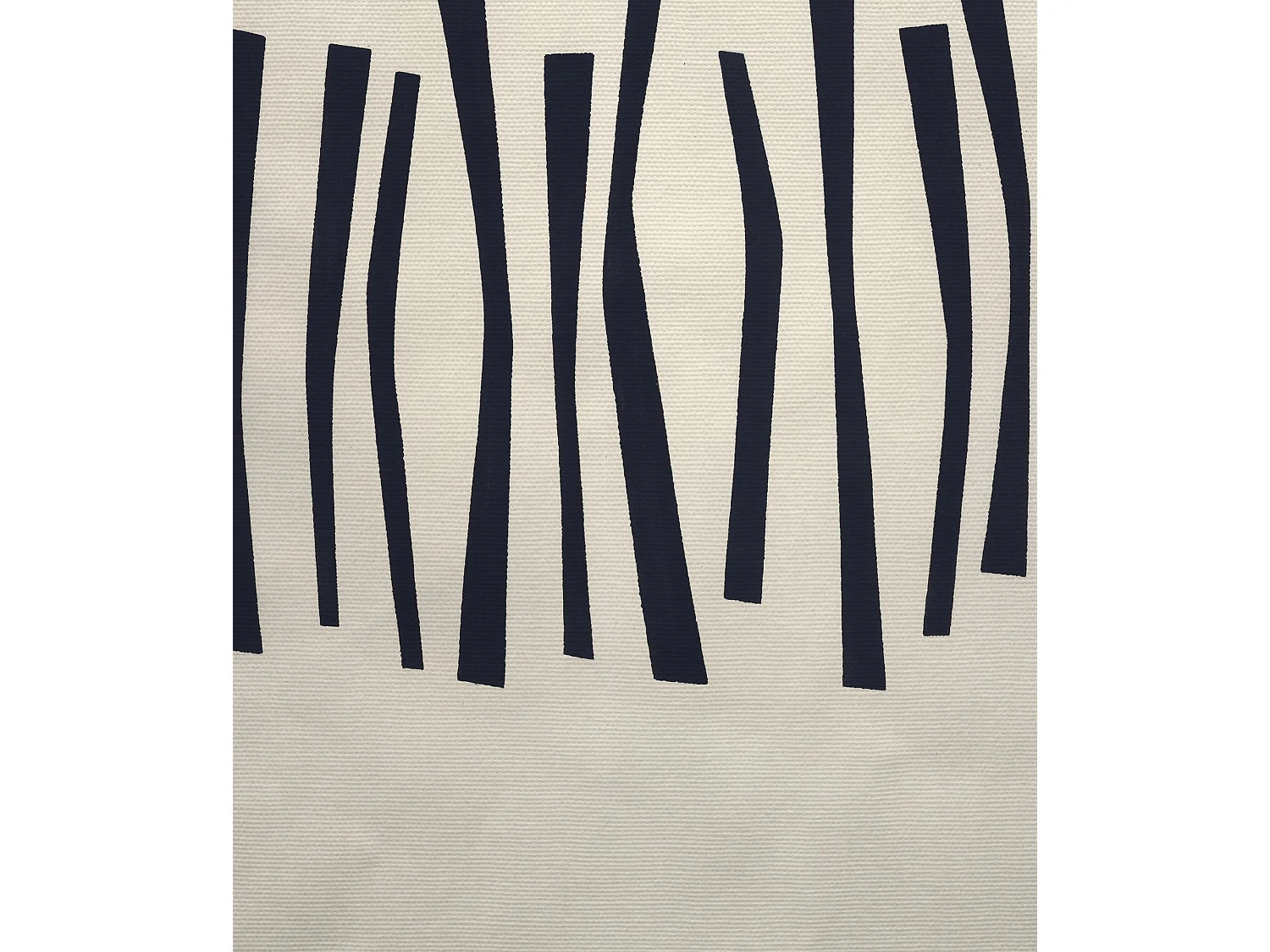 BELLECOUR LITERIE | Tête de lit déhoussable PALISSADE 140x110 cm | Coloris Noir