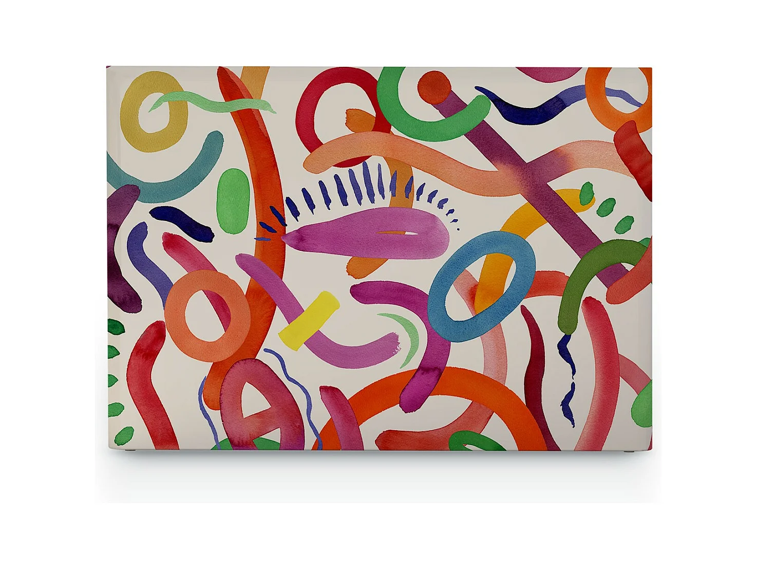 BELLECOUR LITERIE | Tête de lit déhoussable FLOATING COLORS 180x110 cm