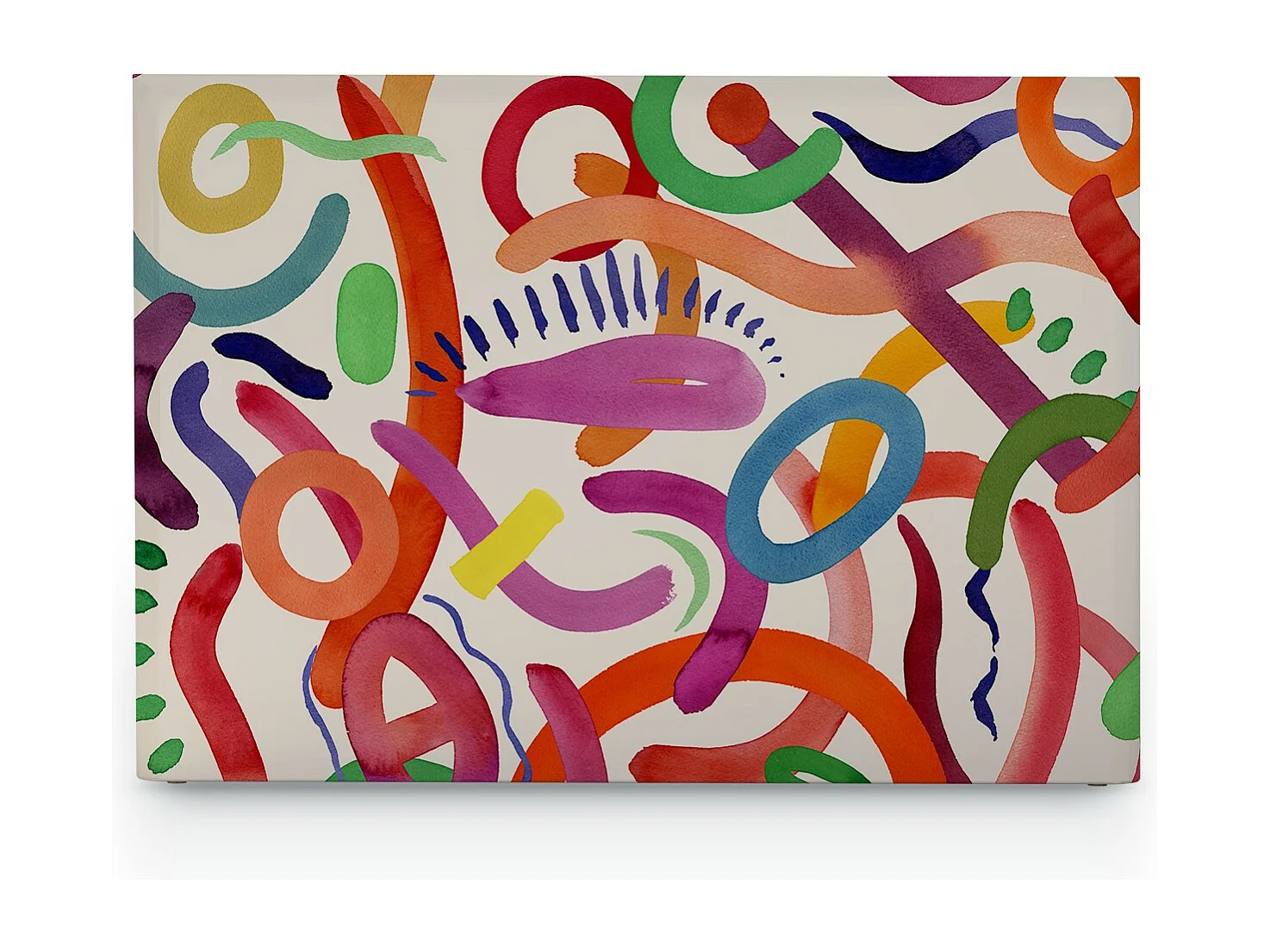 BELLECOUR LITERIE | Tête de lit déhoussable FLOATING COLORS 180x110 cm