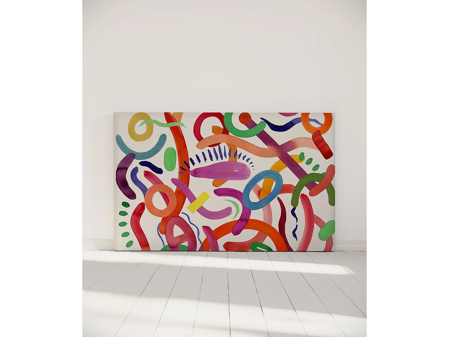 BELLECOUR LITERIE | Tête de lit déhoussable FLOATING COLORS 180x110 cm