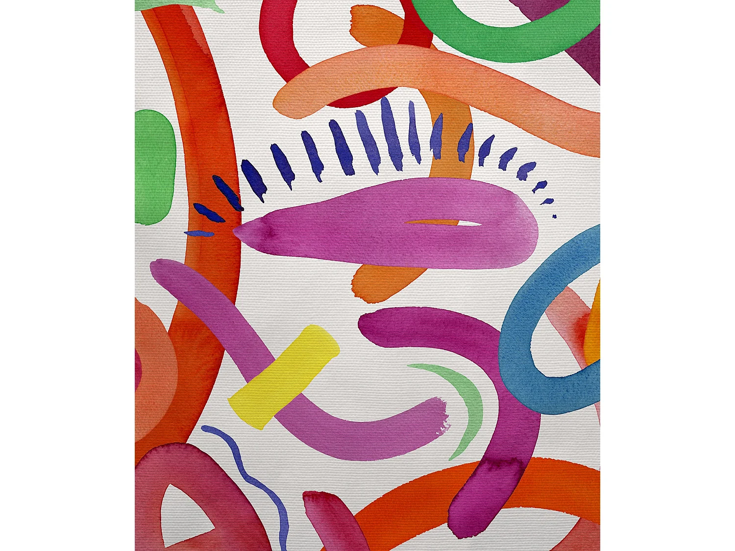 BELLECOUR LITERIE | Tête de lit déhoussable FLOATING COLORS 180x110 cm