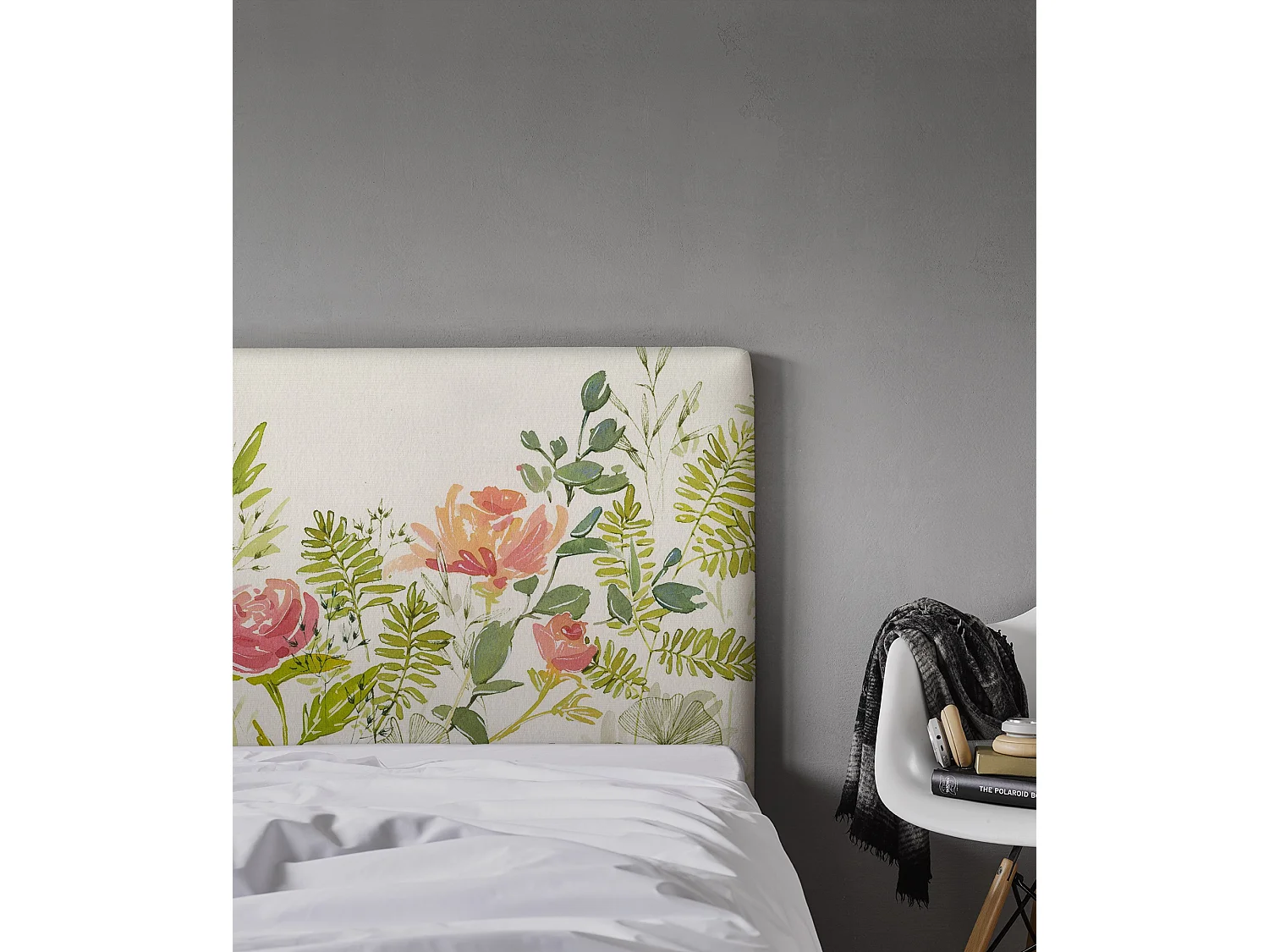 BELLECOUR LITERIE | Tête de lit déhoussable ROSERAIE 180x110 cm