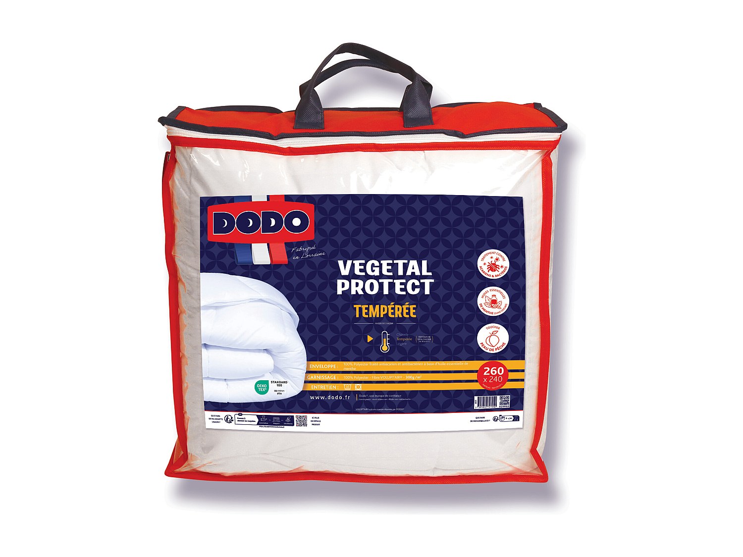 Bettdecke DODO mit natürlichem Milbenschutz - 240 x 260 cm - MENTHOL PROTEC günstig online kaufen