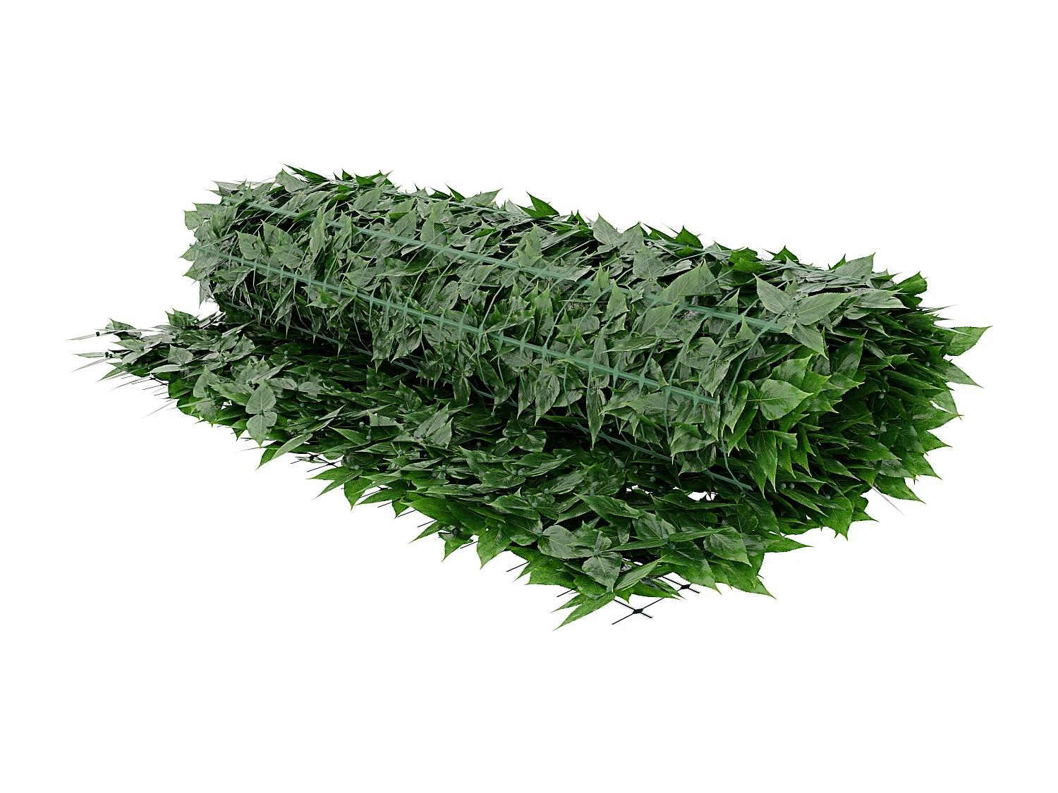 Siepe Finta Artificiale Ultra Coprente Anticaduta Rotolo Rete Frangivista Frangivento Ornamentale Foglia Edera Sintetica Per Ringhiera 2x6 mt