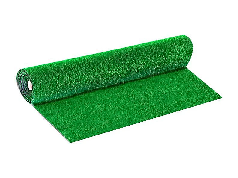 Prato Sintetico Manto Erboso Erba Finta Realistica Giardino 4 Sfumature di Colore Tappeto Erboso Sintetico Anti UV Atossico Drenante (2 x 5mt 10mq)