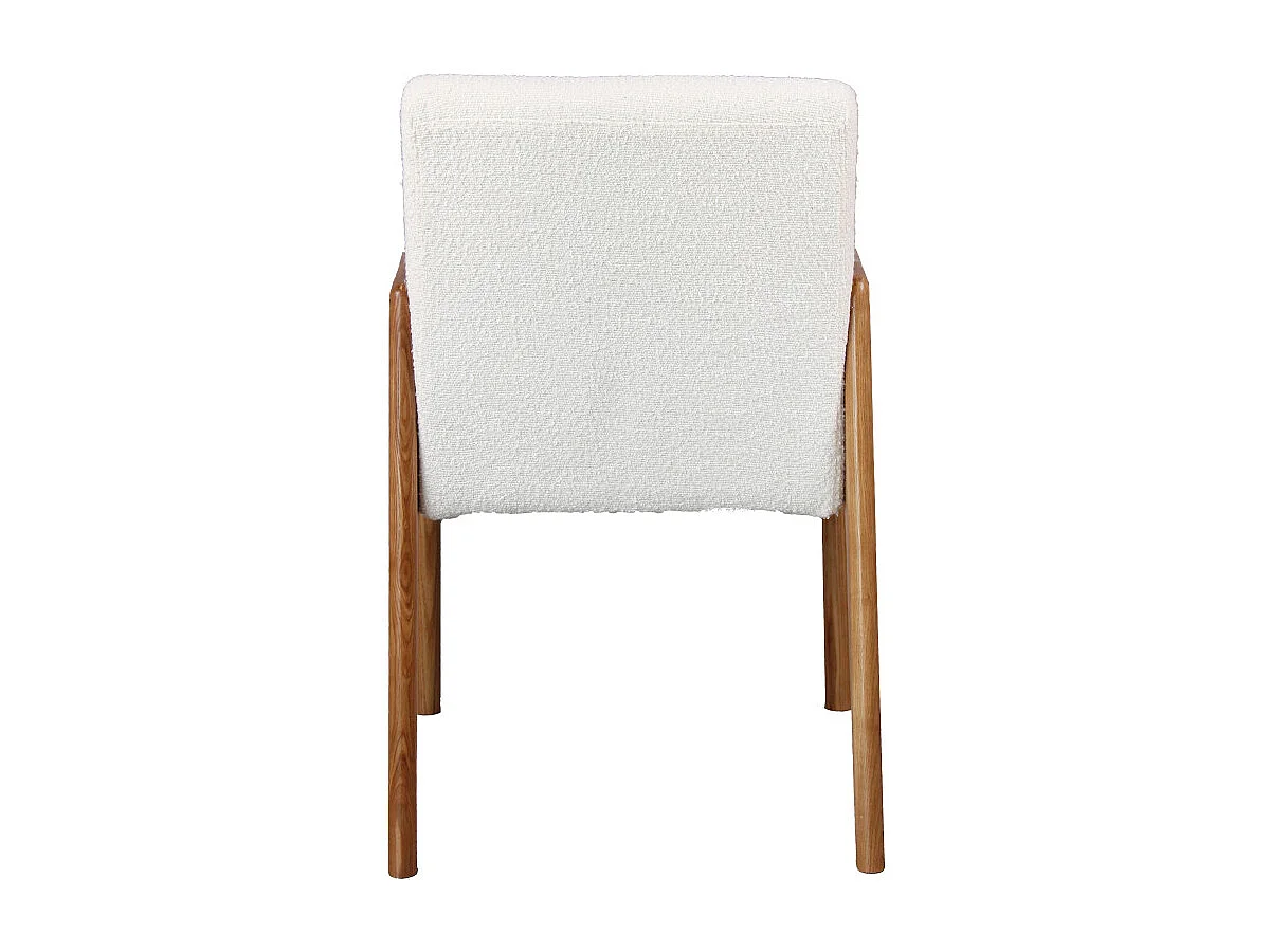 ALBAN-Sillón de mesa crudo y fresno natural (x2)