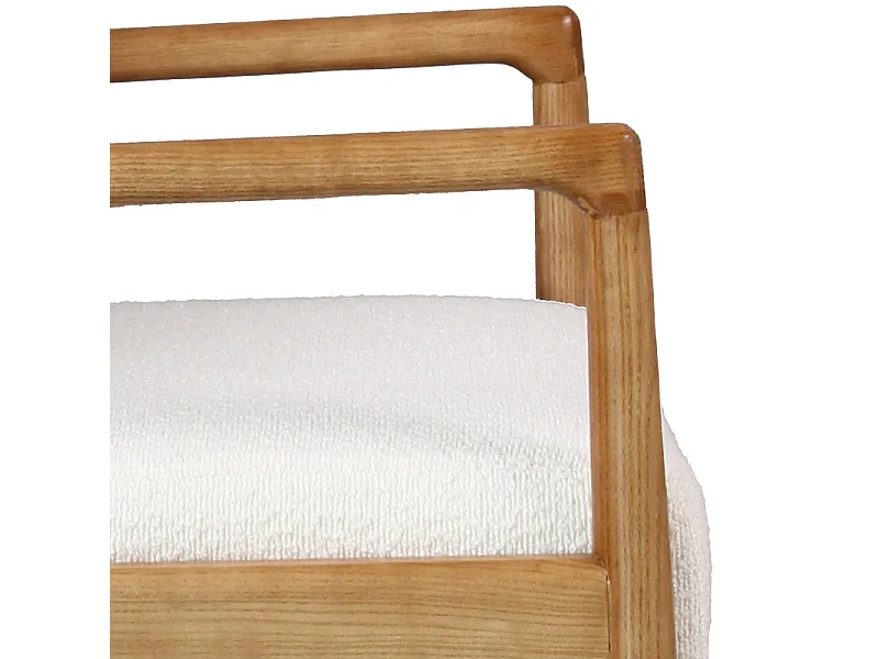 ALBAN-Sillón de mesa crudo y fresno natural (x2)