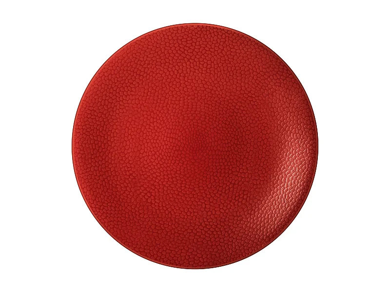 Conjunto de 6 Pratos Rasos Stone Vermelho 27 cm - Coleção Médard de Noblat