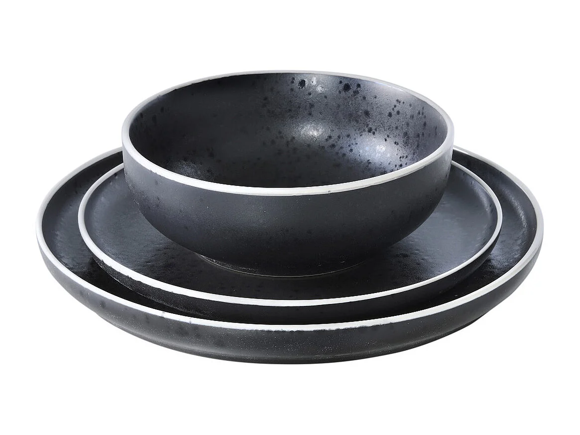 Aster - Assiette gourmet 22 cm (lot de 6)