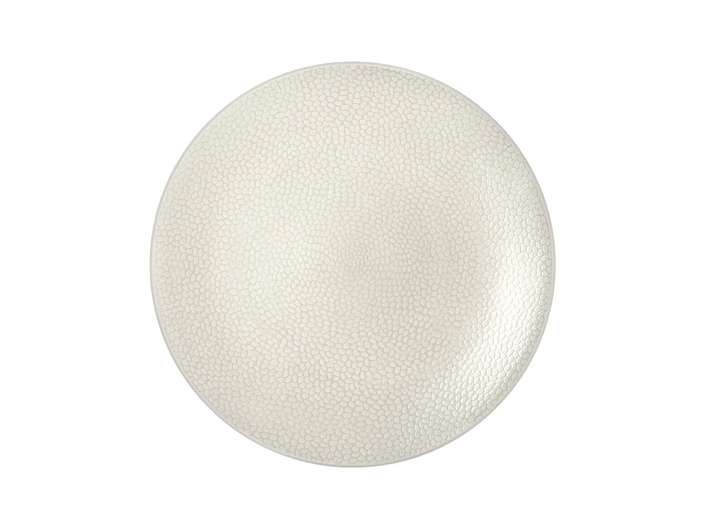 Stone Ivoire - Assiette plate 27 cm (lot de 6)