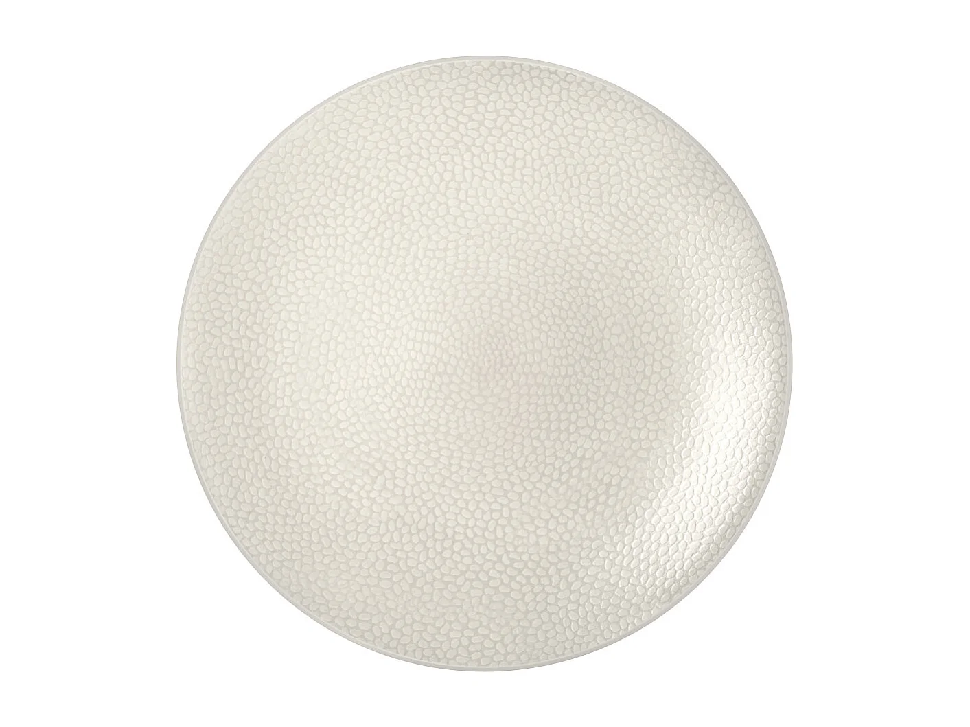 Stone Ivoire - Assiette plate 27 cm (lot de 6)