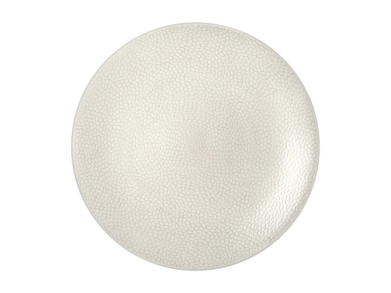 Stone Ivoire - Assiette plate 27 cm (lot de 6)