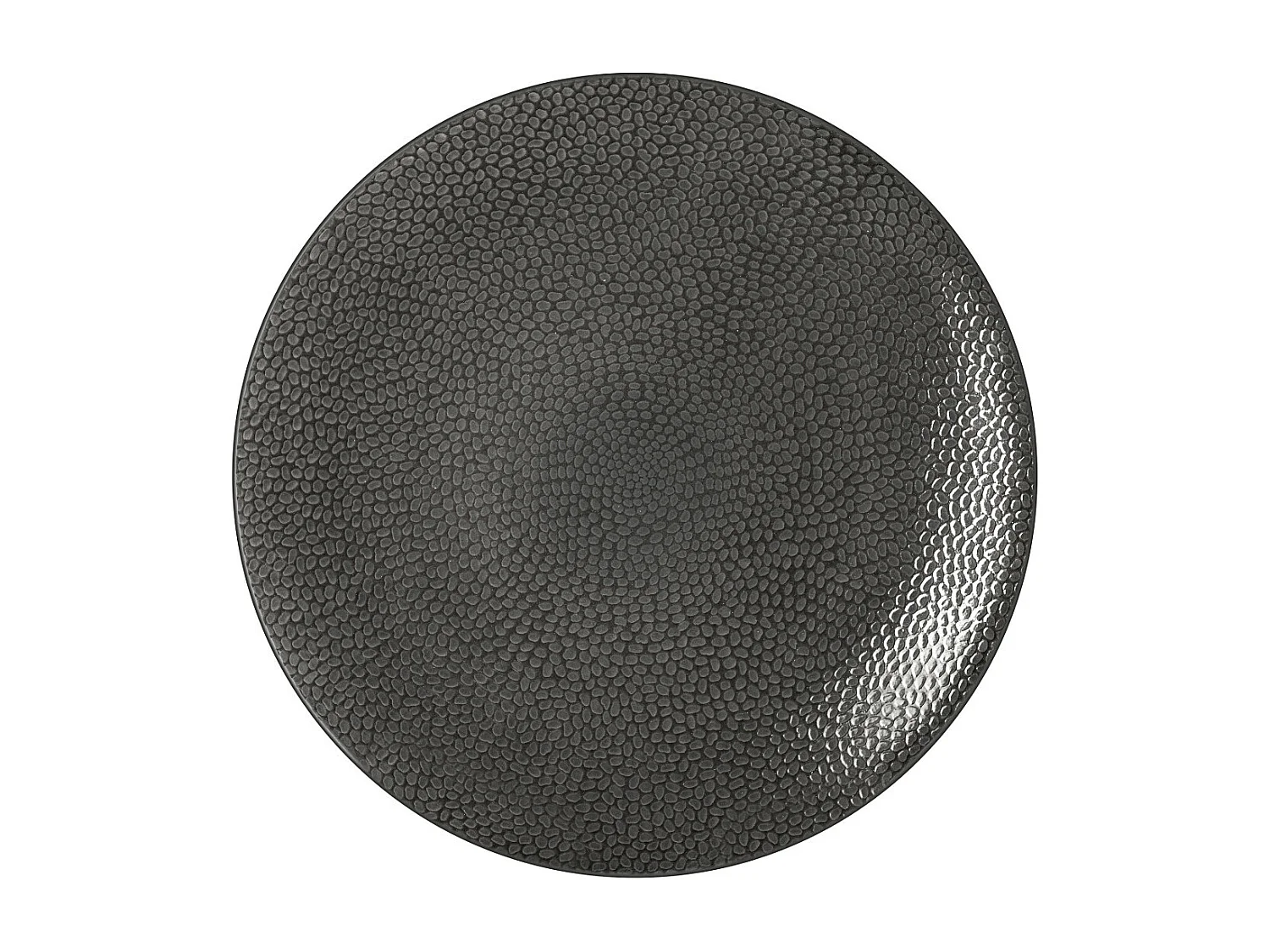 Stone Gris - Assiette plate 27 cm (lot de 6)