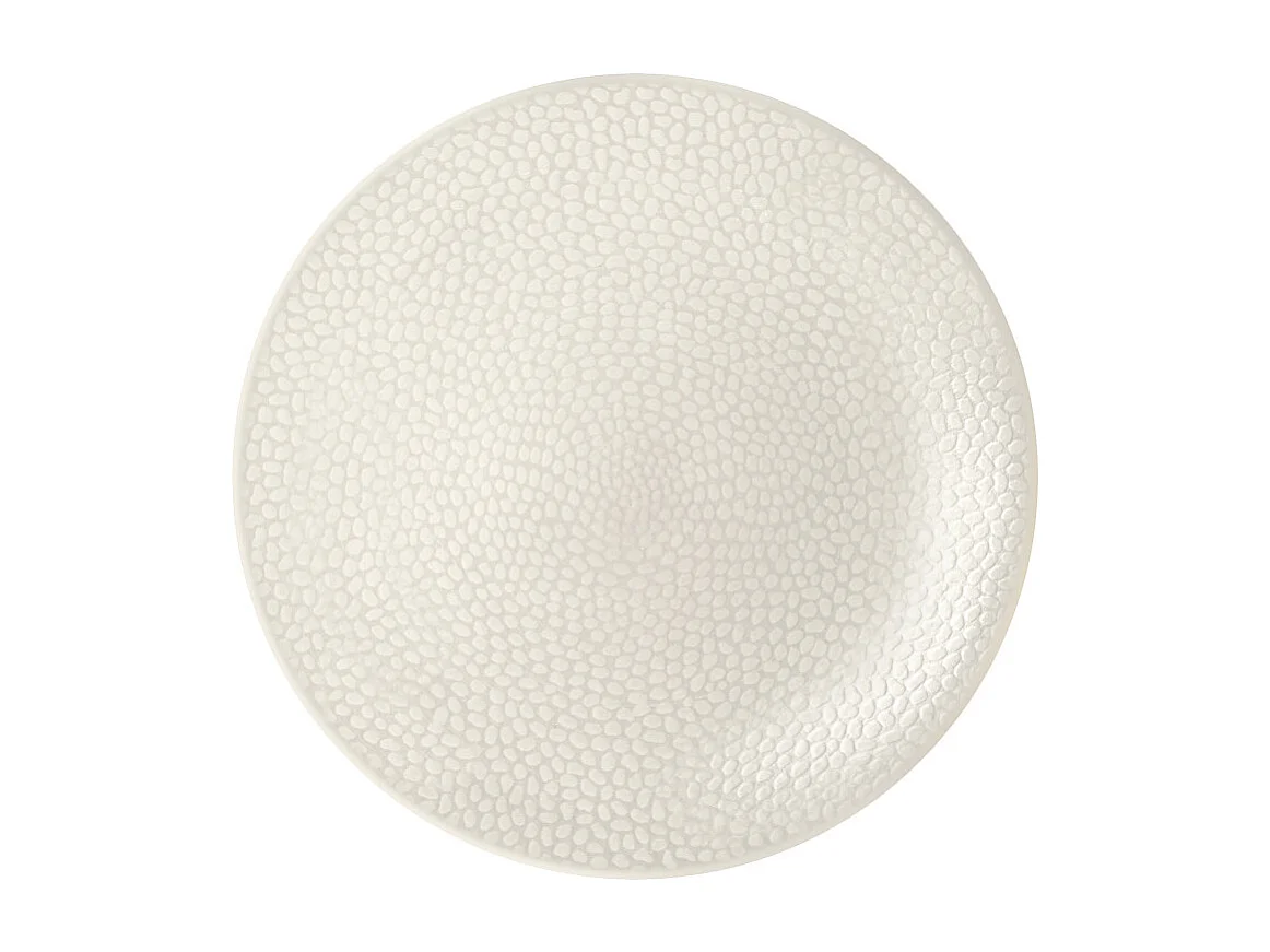 Stone Ivoire - Assiette dessert 20 cm (lot de 6)