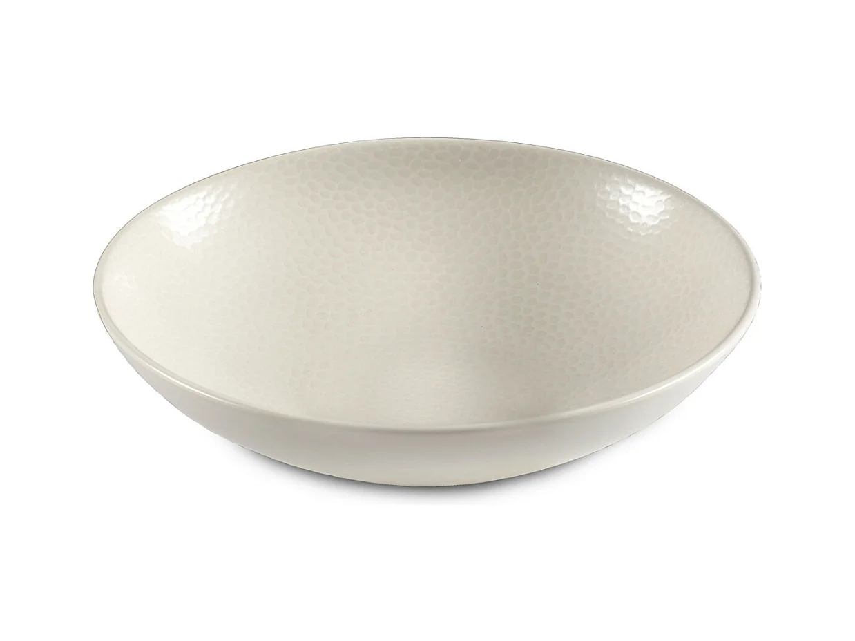 Stone Ivoire - Assiette creuse 25 cm (lot de 6)