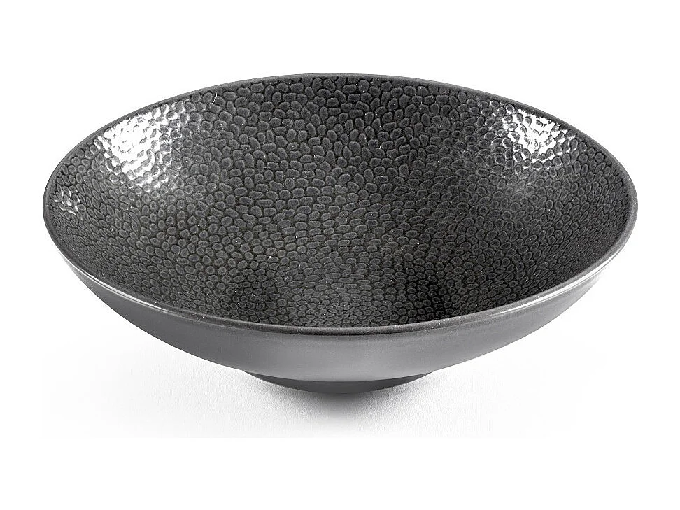 Stone Gris - Assiette salade et pâtes 19 cm (lot de 6)