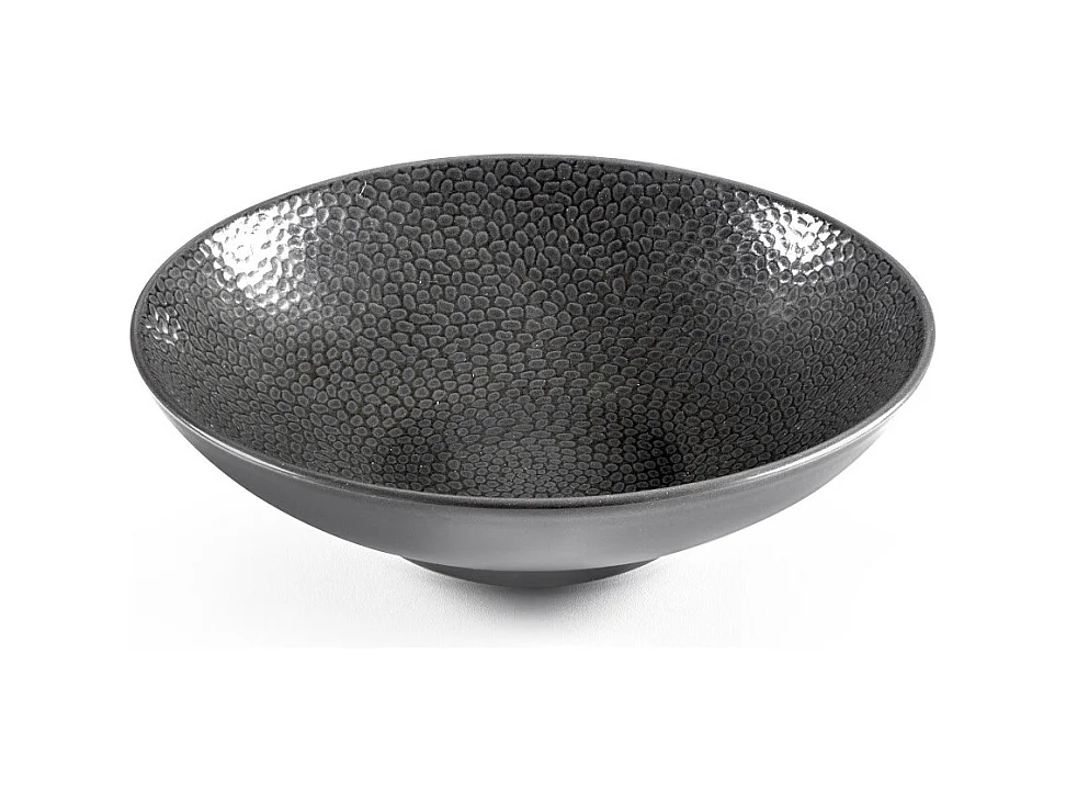 Stone Gris - Assiette salade et pâtes 19 cm (lot de 6)