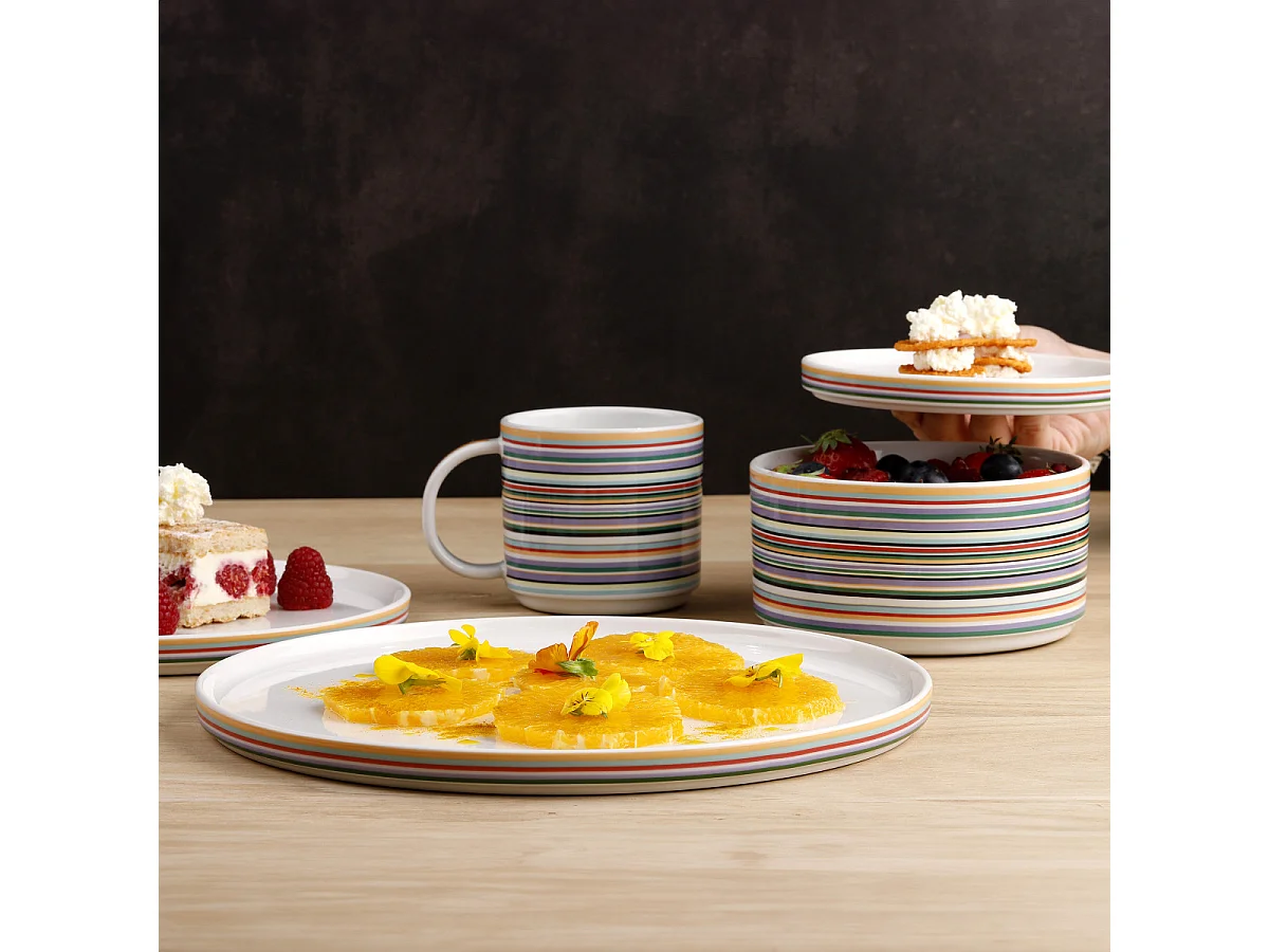 Cosy - Assiette dessert 20 cm (lot de 6)