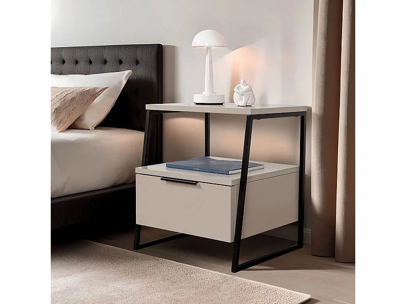 Table de chevet avec rangements Pal