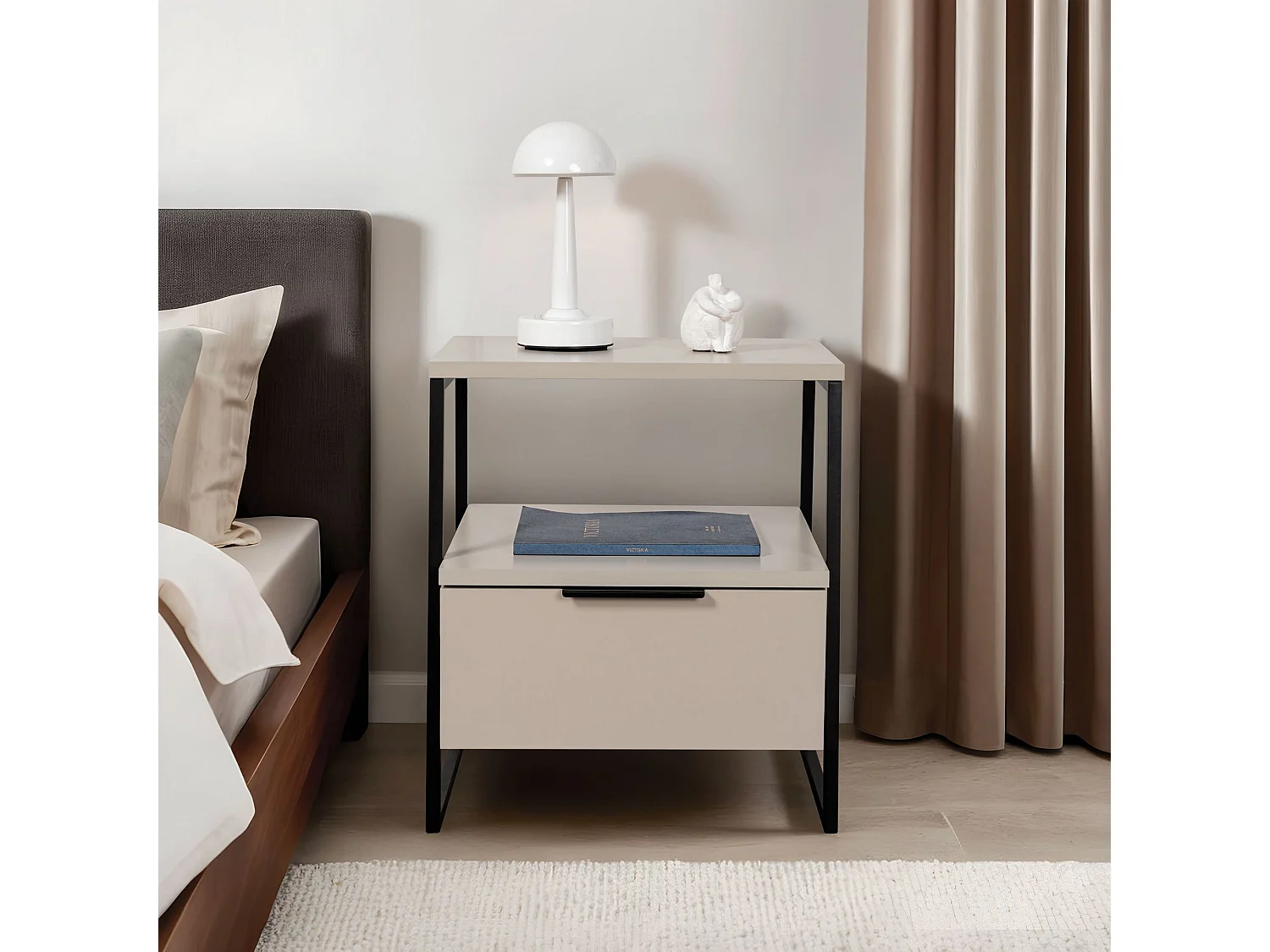 Table de chevet avec rangements Pal