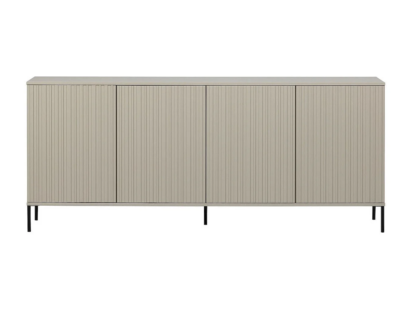 INCISIONE - Credenza in legno di pino grigio L200