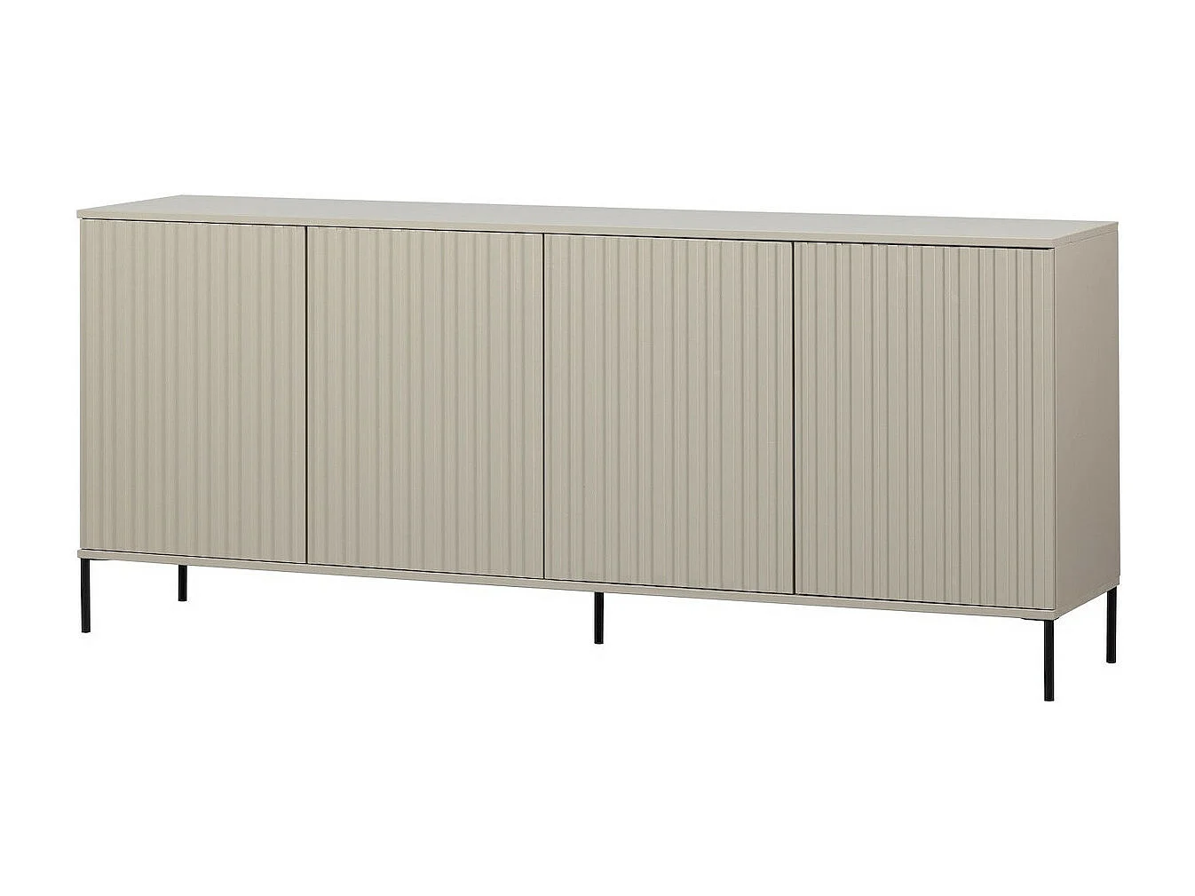 INCISIONE - Credenza in legno di pino grigio L200