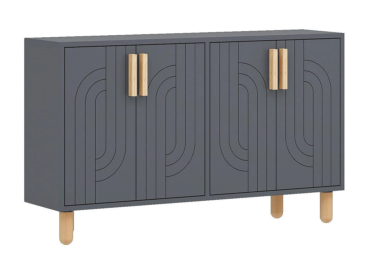 Aparador – 120cm – Antracite – Painel de partículas