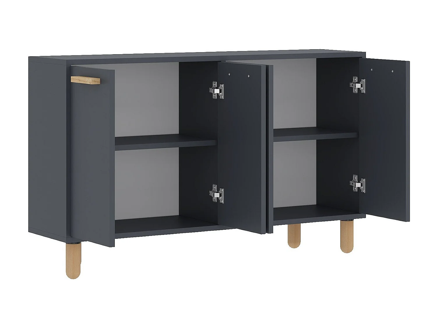 Aparador – 120 cm – Antracite – Painel de Partículas