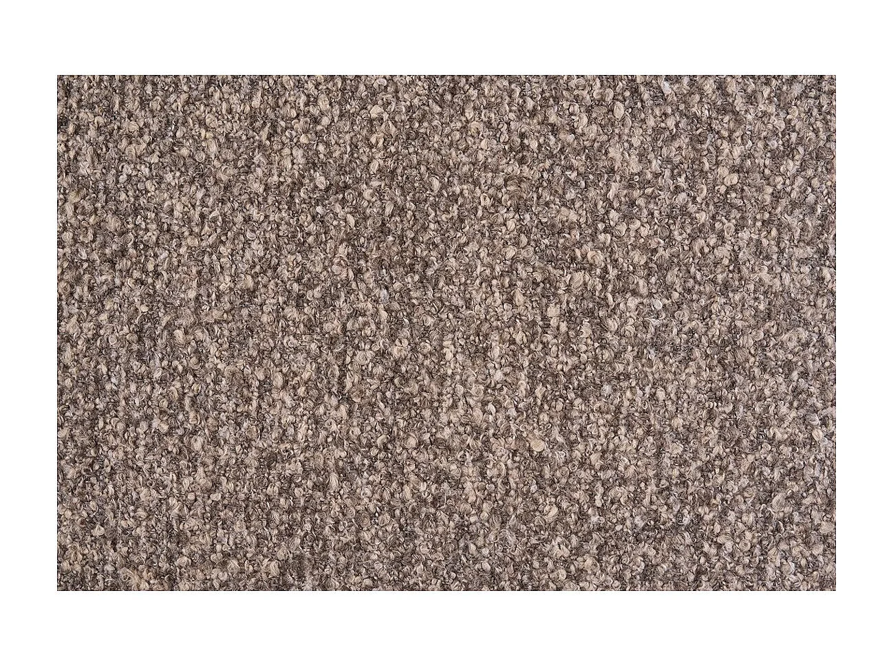 Canapé droit AURORA 3 à 4 places – Tissu marron