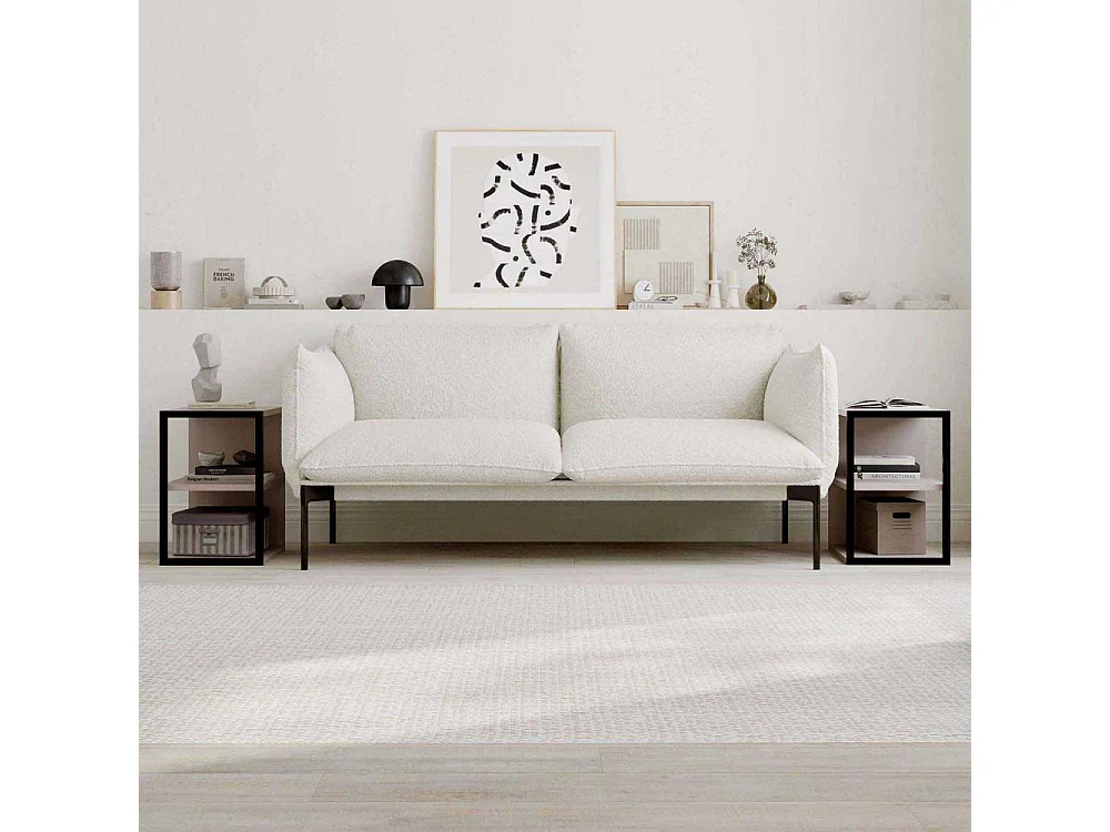 Bout de canapé en aggloméré Echo (Lot de 2)