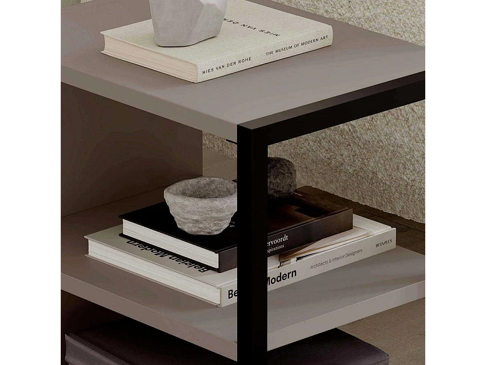 Bout de canapé en aggloméré Echo (Lot de 2)