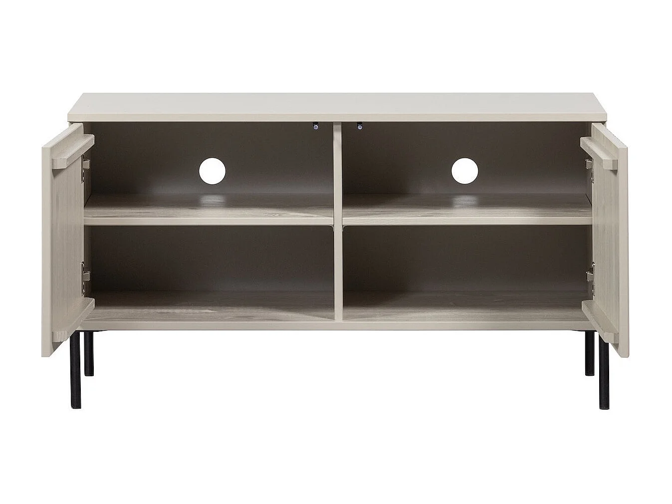 GRAVURE - TV-Möbel aus grauem Kiefernholz L100