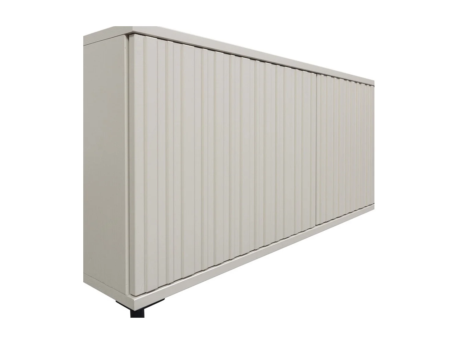 GRAVURE - TV-Möbel aus grauem Kiefernholz L100