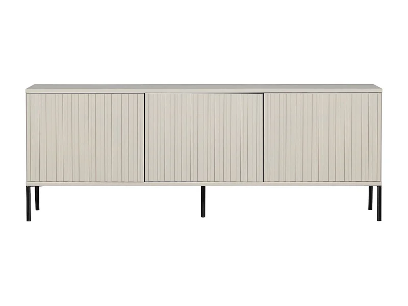 GRAVURE - TV-Möbel aus grauem Kiefernholz L150