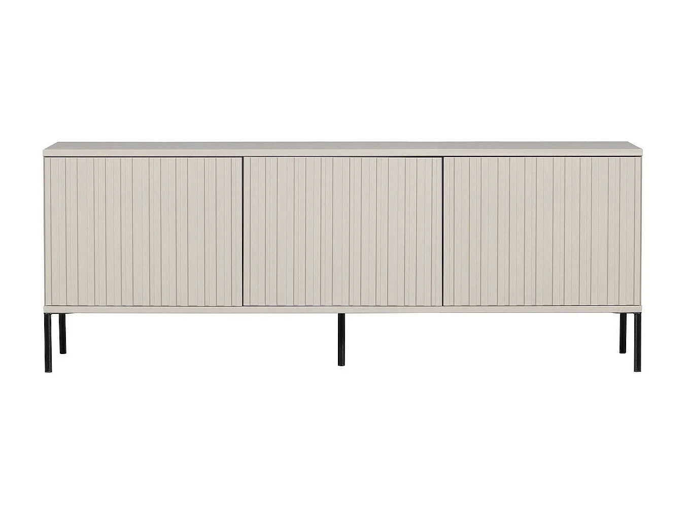 GRAVURE - TV-Möbel aus grauem Kiefernholz L150