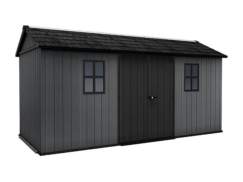 Casetta da giardino NEWTON PLUS 1575 - 10 m² - Grigio