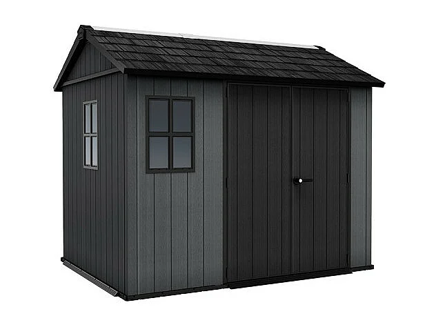 Casetta da giardino NEWTON PLUS 975 - 5,7 m² - Grigio