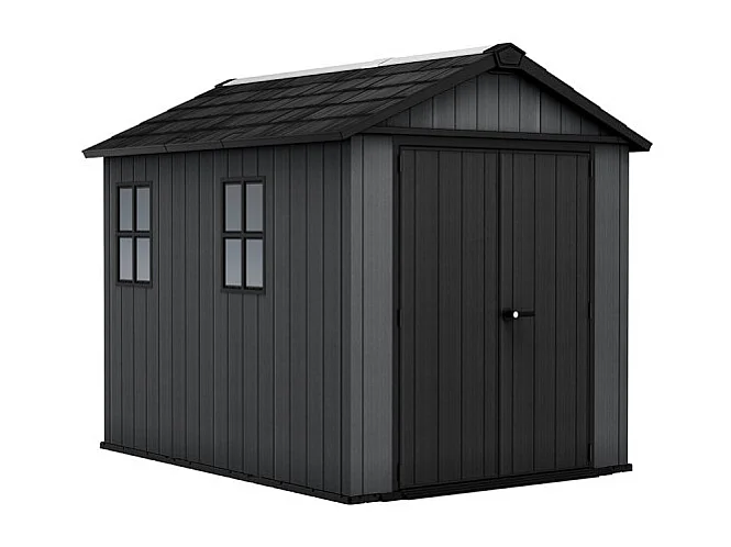 Casetta da giardino NEWTON PLUS 759 - 5,7 m² - Grigio