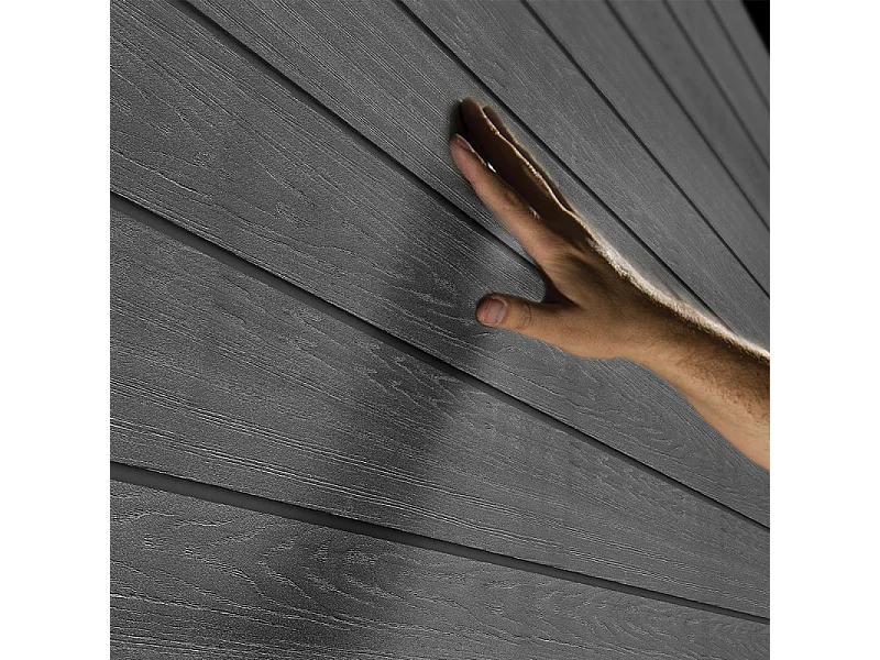 Casetta da giardino NEWTON PLUS 7515 - 10 m² - Grigio