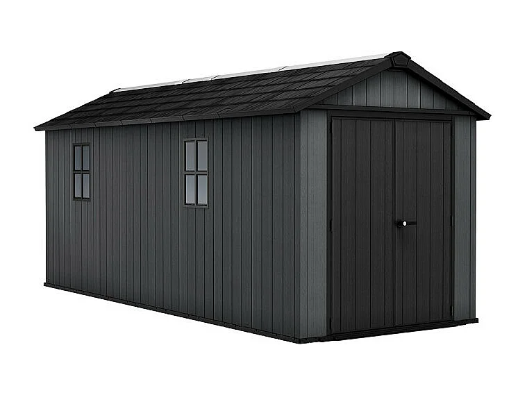 Casetta da giardino NEWTON PLUS 7517 - 11,2 m² - Grigio