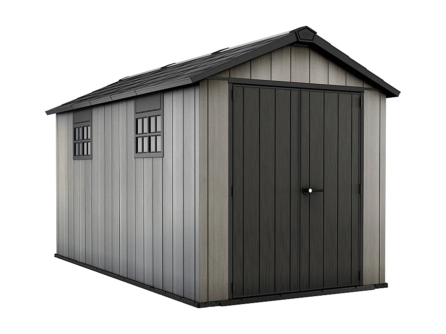 Casetta in resina OAKLAND BROSSIUM® 7513 - 10m² - Grigio