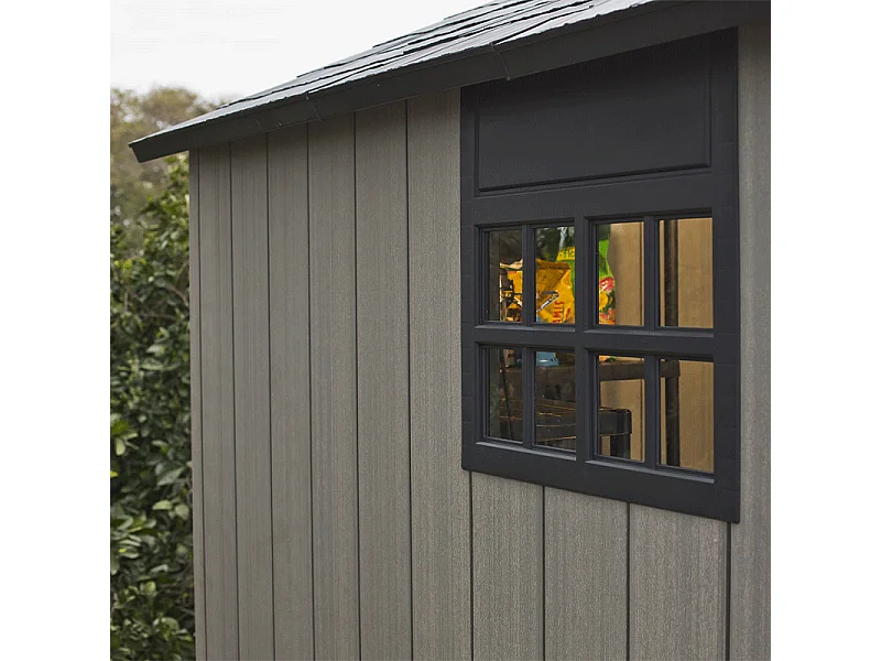 Casetta in resina OAKLAND BROSSIUM® 7513 - 10m² - Grigio