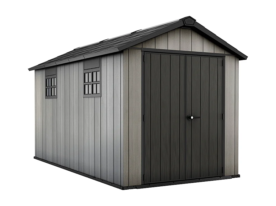 Casetta in resina OAKLAND BROSSIUM® 7513 - 10m² - Grigio